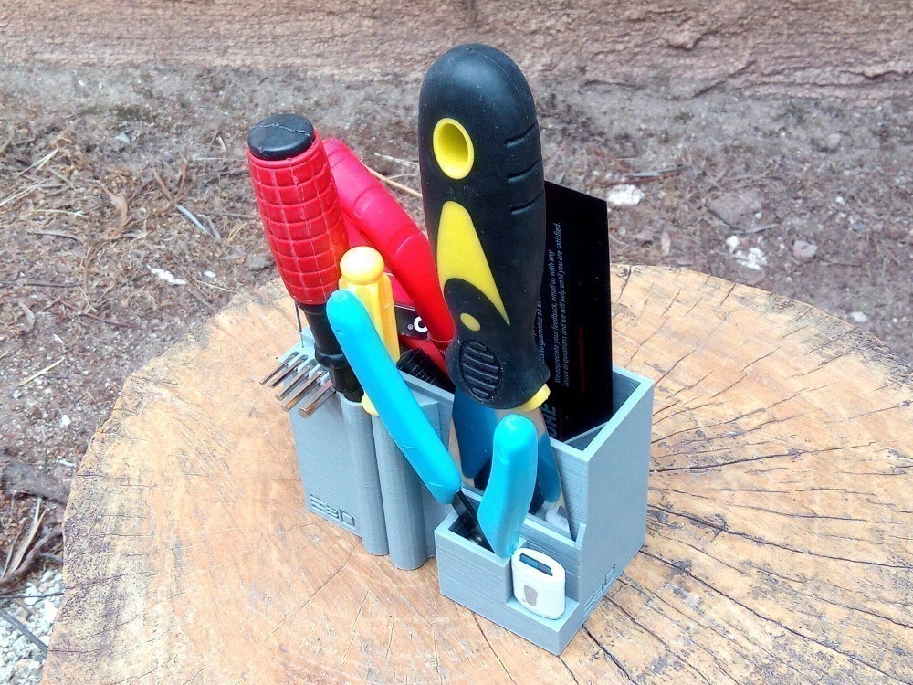 3D Printer Tools Storage Box (Type II) for 20x20 Extrusion - Modular Design-img-1