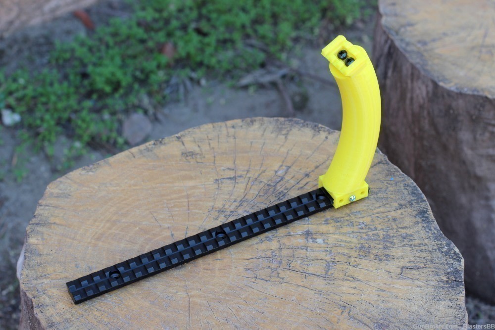 ActionCam CurvyGrip Handle - Turn Picatinny Rail into Underwater Diving Rig-img-2