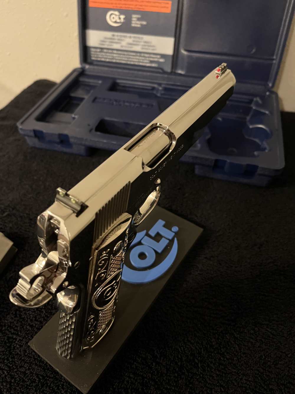 Colt 1911 Series 80 .45acp Breathtaking bright stainless! -img-17