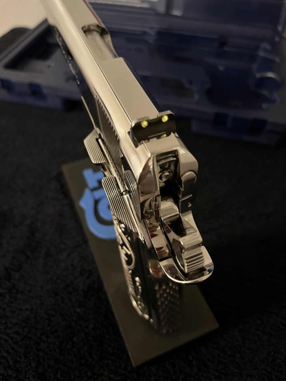 Colt 1911 Series 80 .45acp Breathtaking bright stainless! -img-16