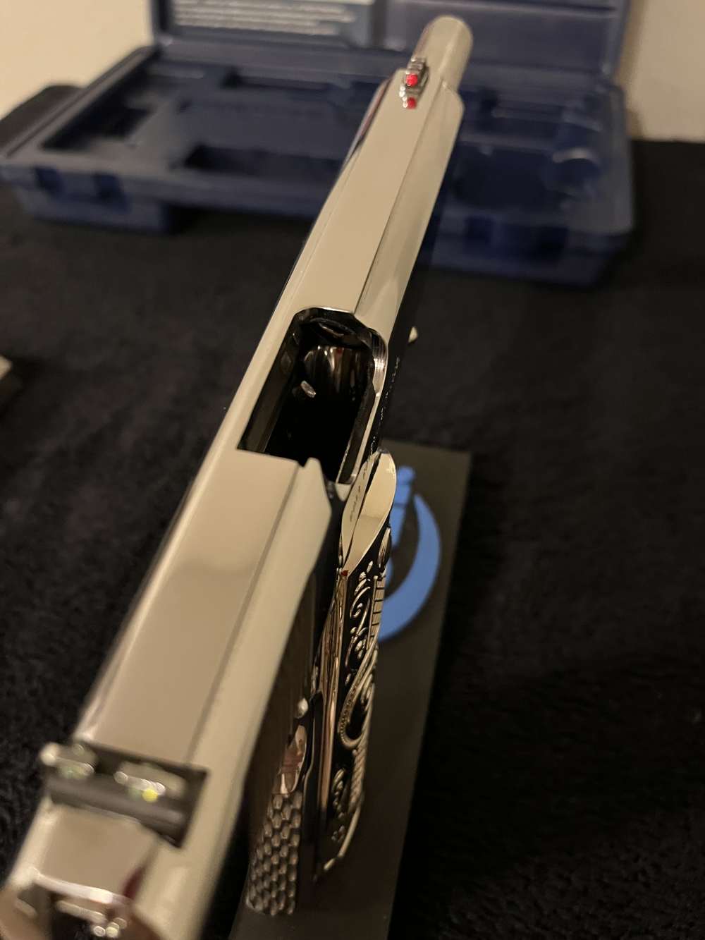 Colt 1911 Series 80 .45acp Breathtaking bright stainless! -img-7