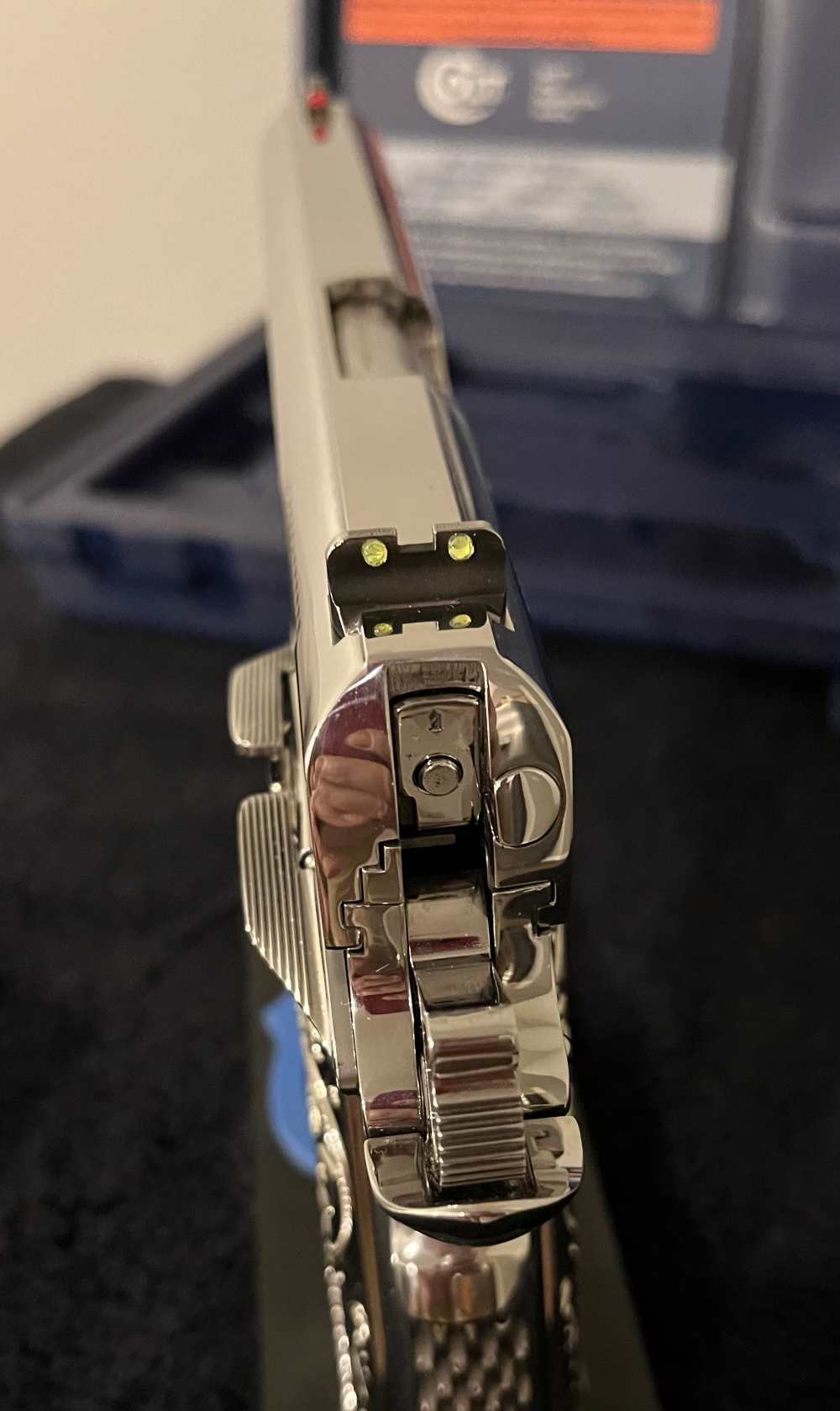 Colt 1911 Series 80 .45acp Breathtaking bright stainless! -img-14