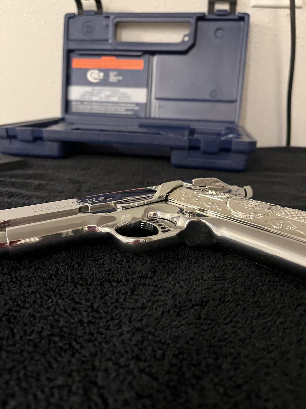 Colt 1911 Series 80 .45acp Breathtaking bright stainless! -img-10