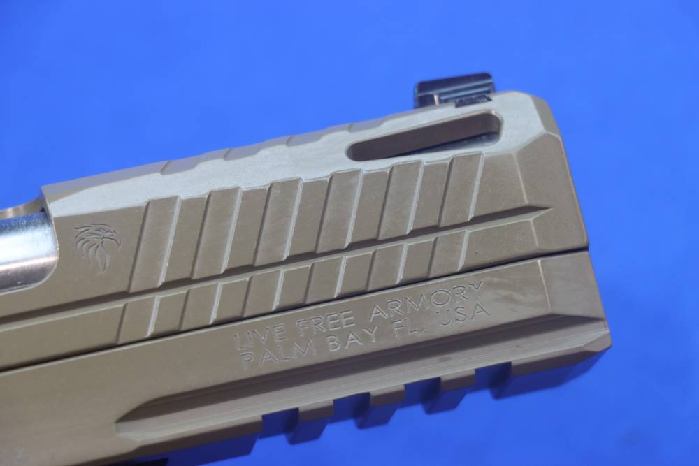 Live Free Armory LFA Model APOLLO 11 Pistol 9MM 1911 DS 17RD FDE 4.15" SA 9-img-20