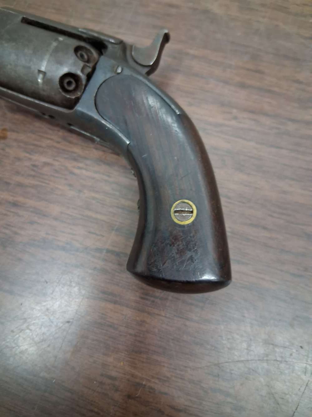 JAMES WARNER 1st MODEL PERCUSSION POCKET REVOLVER 28cal made 1857-1860 -img-1