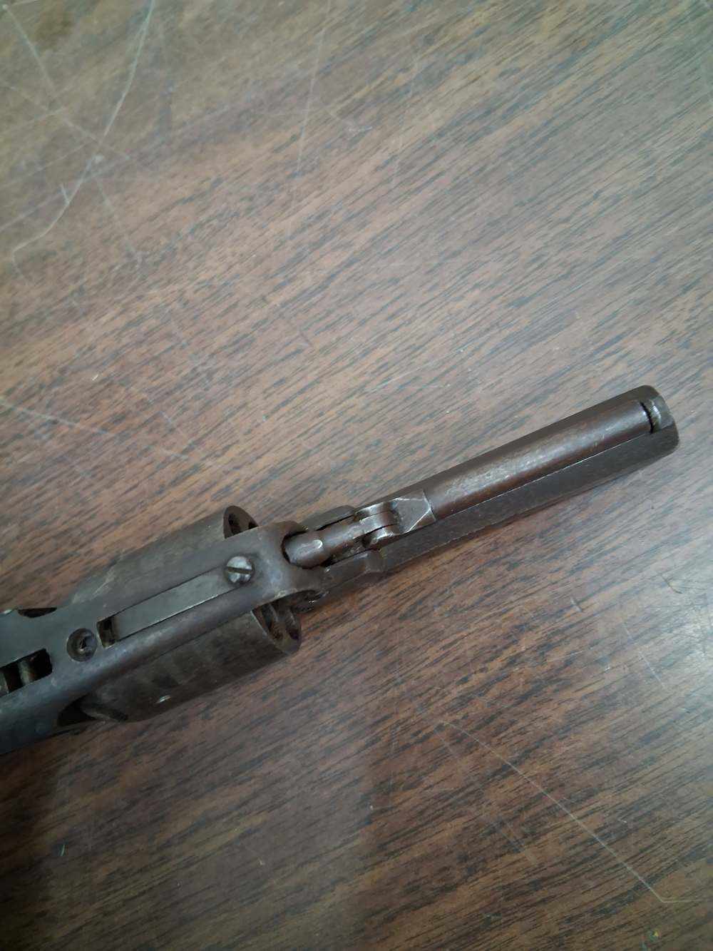 JAMES WARNER 1st MODEL PERCUSSION POCKET REVOLVER 28cal made 1857-1860 -img-14