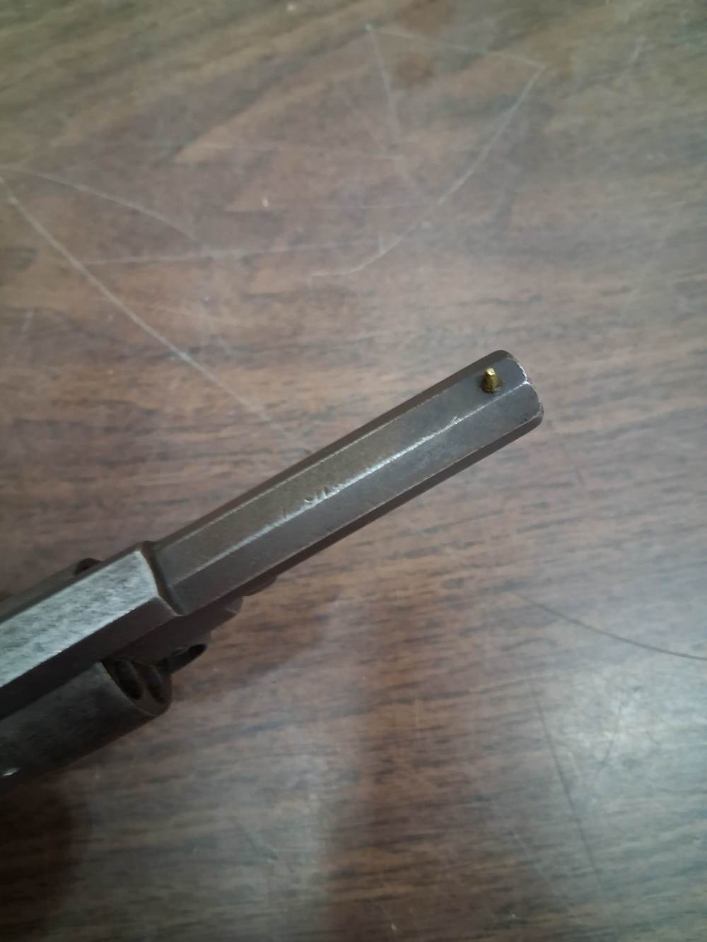 JAMES WARNER 1st MODEL PERCUSSION POCKET REVOLVER 28cal made 1857-1860 -img-11