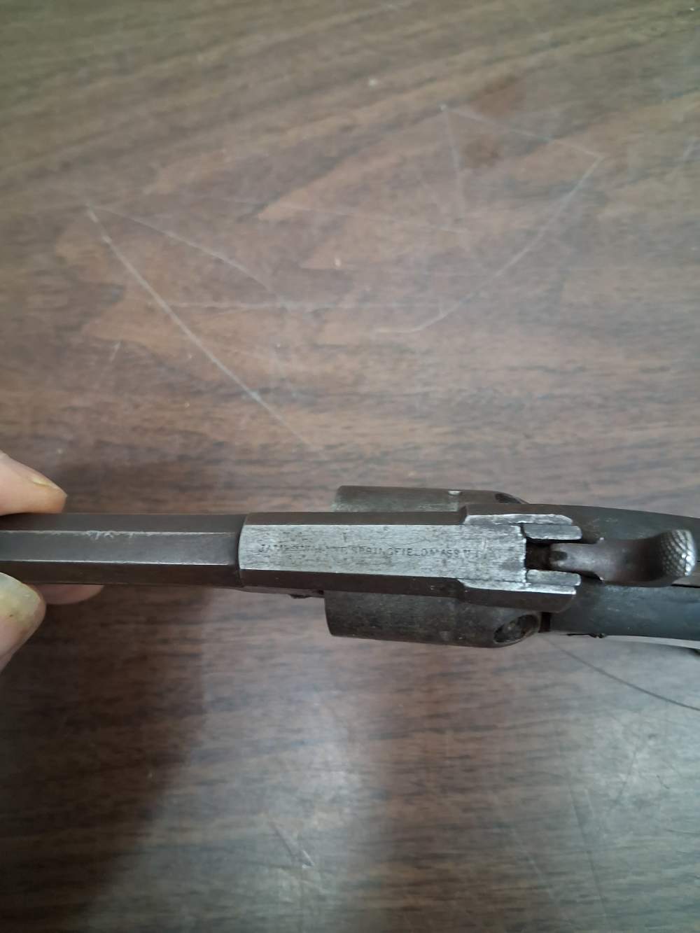 JAMES WARNER 1st MODEL PERCUSSION POCKET REVOLVER 28cal made 1857-1860 -img-8