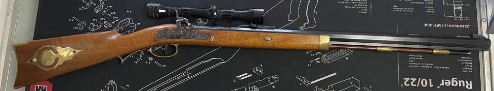 Investarm Italian Percussion Muzzleloader .50 Cal 28" Octagonal Bbl & Scope-img-0