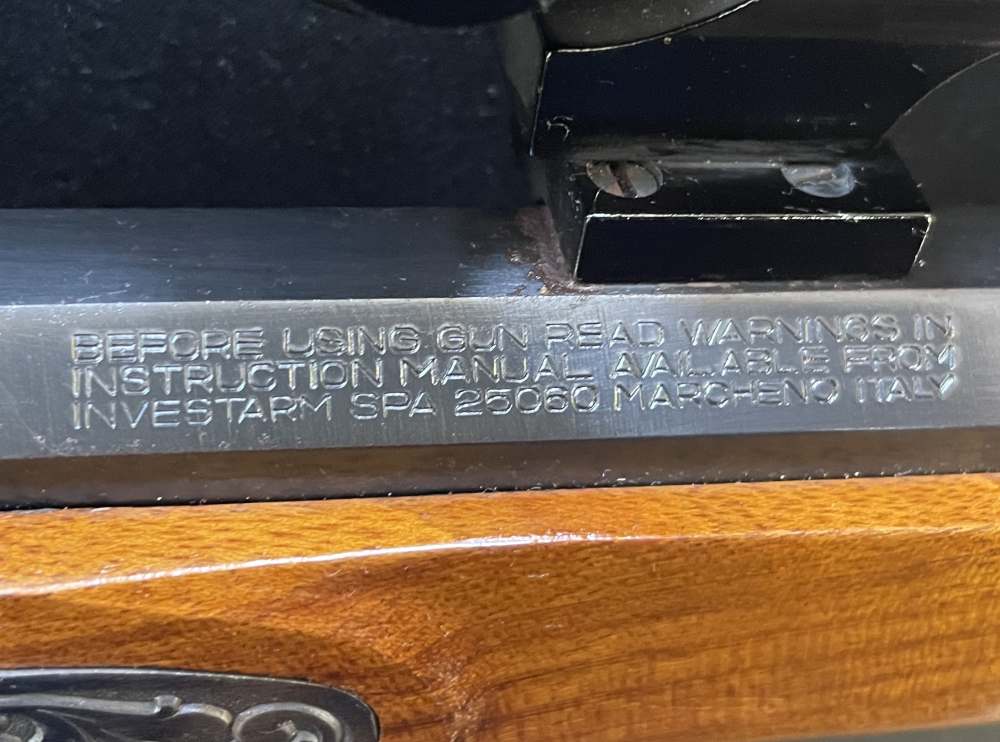 Investarm Italian Percussion Muzzleloader .50 Cal 28" Octagonal Bbl & Scope-img-7