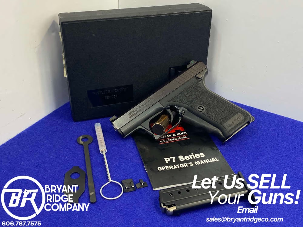  2003 Heckler & Koch P7 M8 9mm 4.13" *COLLECTOR GRADE SQUEEZE COCKER*-img-0