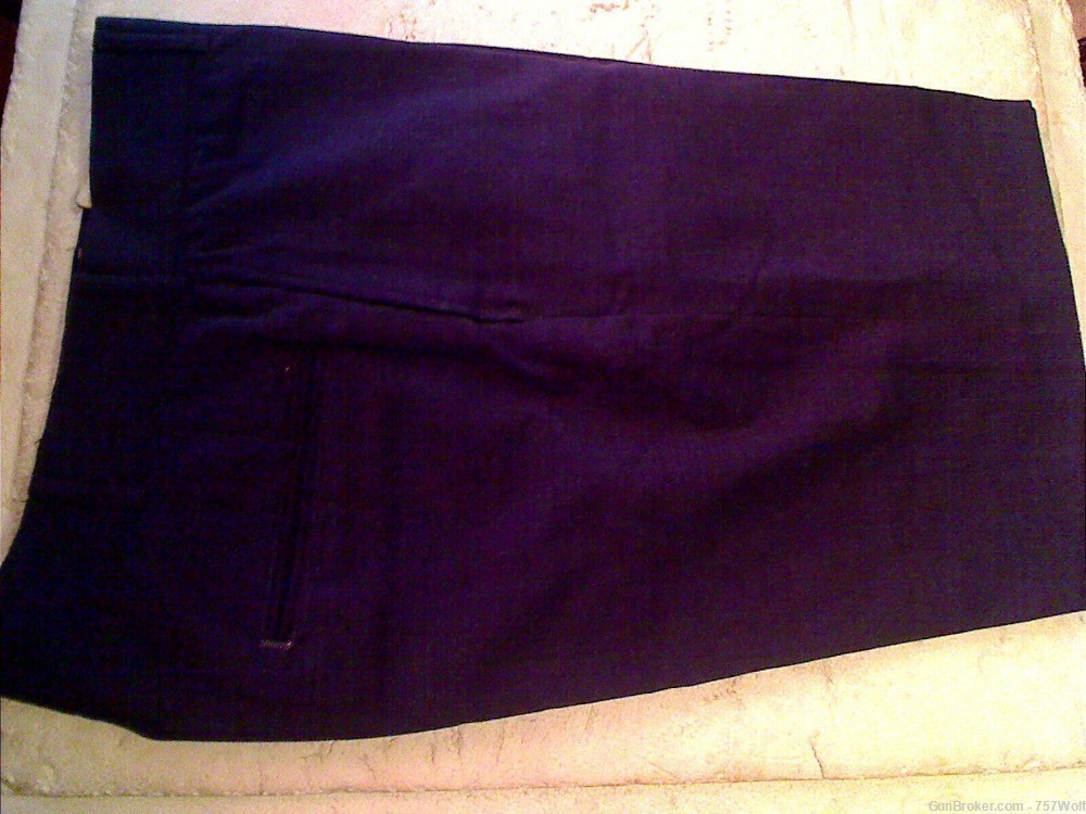 USAF US Air Force Tropical Blue Wool Uniform Trousers Pants 30W 27L Nice-img-2