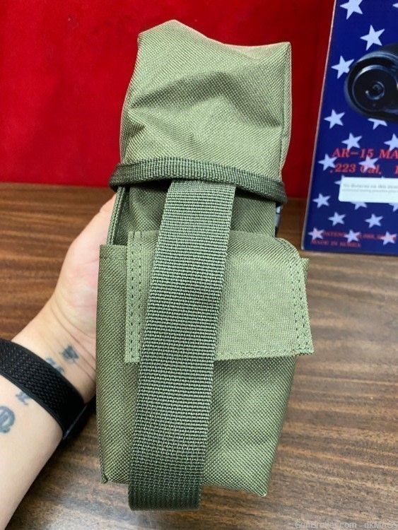 ODG OD Green RWB AR-15 M4 M16 .223 / 5.56 100 RD Drum Magazine Mag Clip-img-13