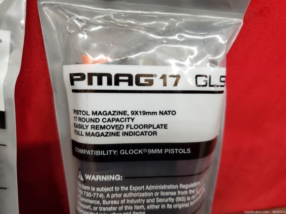 3 Glock 17 Magazines PMag Magpul 9mm 17rd Magazines G26 G19 G34 G45-img-1