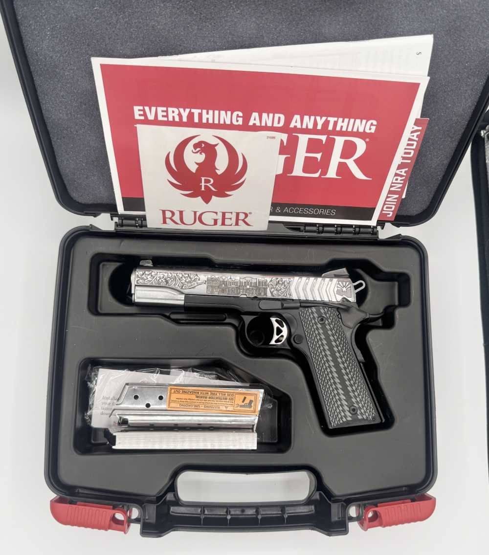 RUGER 1911 Custom  Engraved 9MM Government -img-4