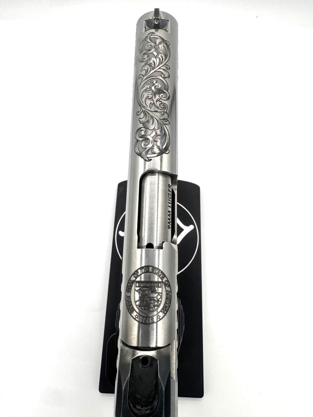 RUGER 1911 Custom  Engraved 9MM Government -img-7