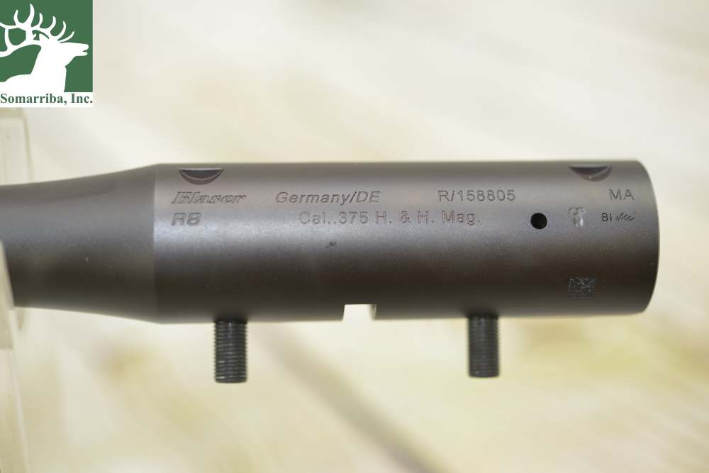 BLASER R8 BARREL FACTORY SIGHTS STANDARD COUNTOUR CAL 375 H&H 25.75" BBL (1-img-5