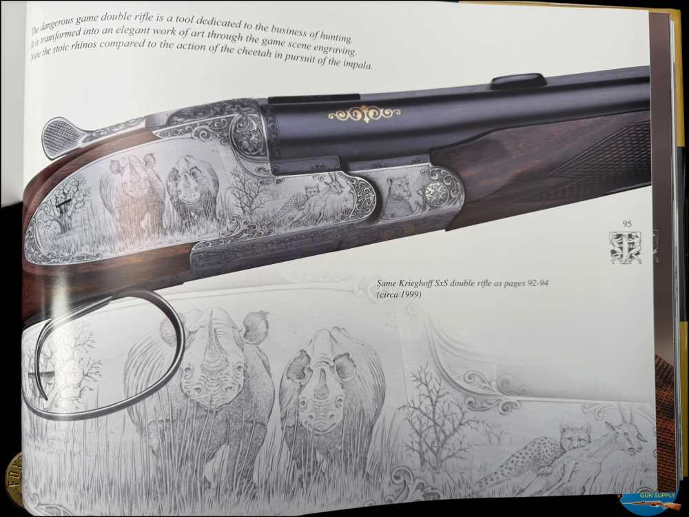 MARIO TERZI ENGRAVED - KRIEGHOFF CLASSIC BIG FIVE 500/416 + 20 GA BBLS-img-52