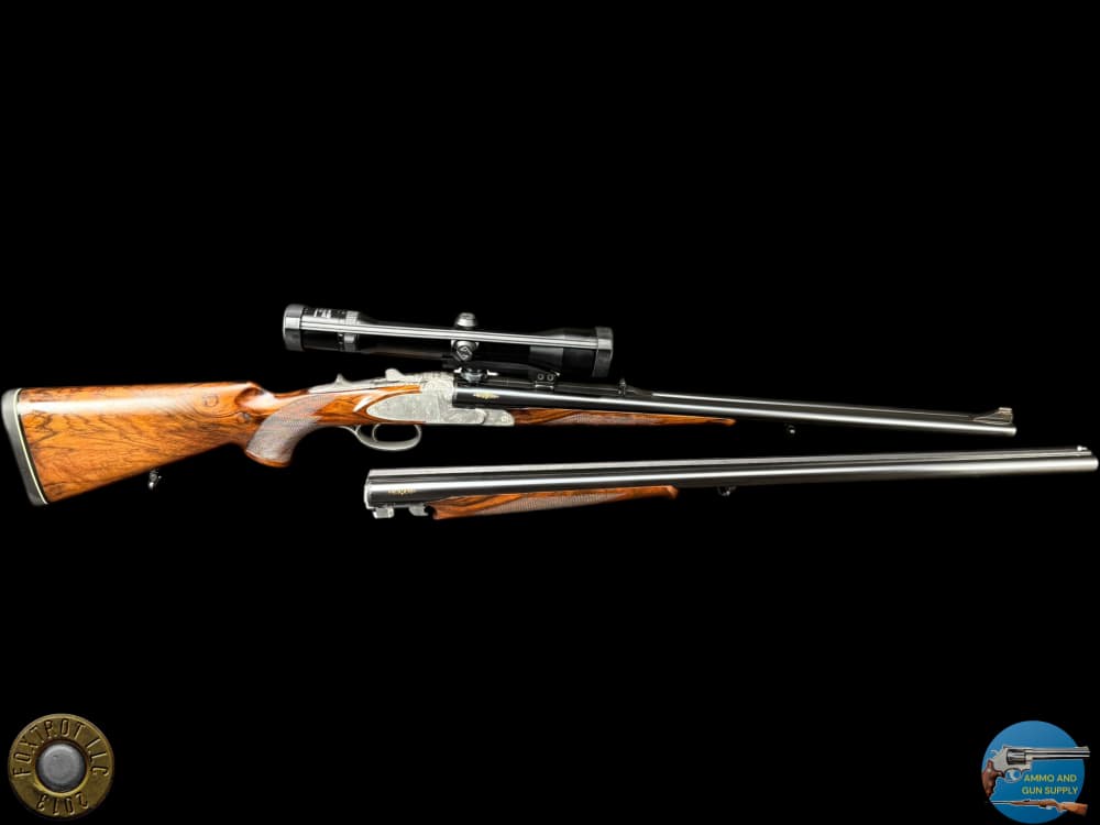 MARIO TERZI ENGRAVED - KRIEGHOFF CLASSIC BIG FIVE 500/416 + 20 GA BBLS-img-1