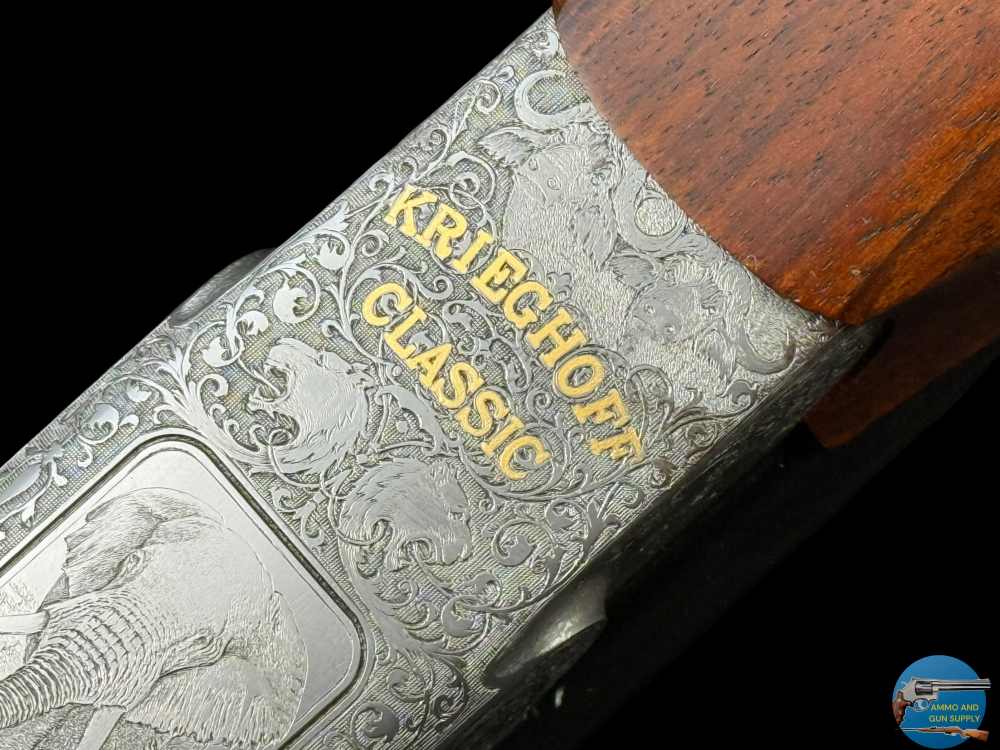 MARIO TERZI ENGRAVED - KRIEGHOFF CLASSIC BIG FIVE 500/416 + 20 GA BBLS-img-46