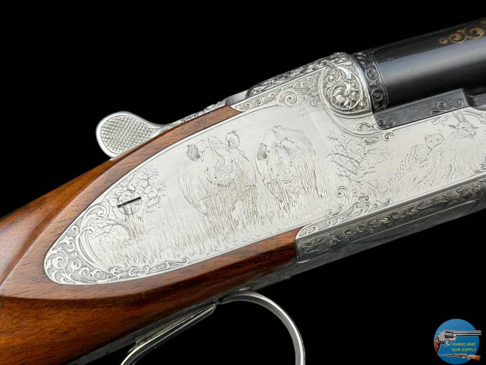 MARIO TERZI ENGRAVED - KRIEGHOFF CLASSIC BIG FIVE 500/416 + 20 GA BBLS-img-43
