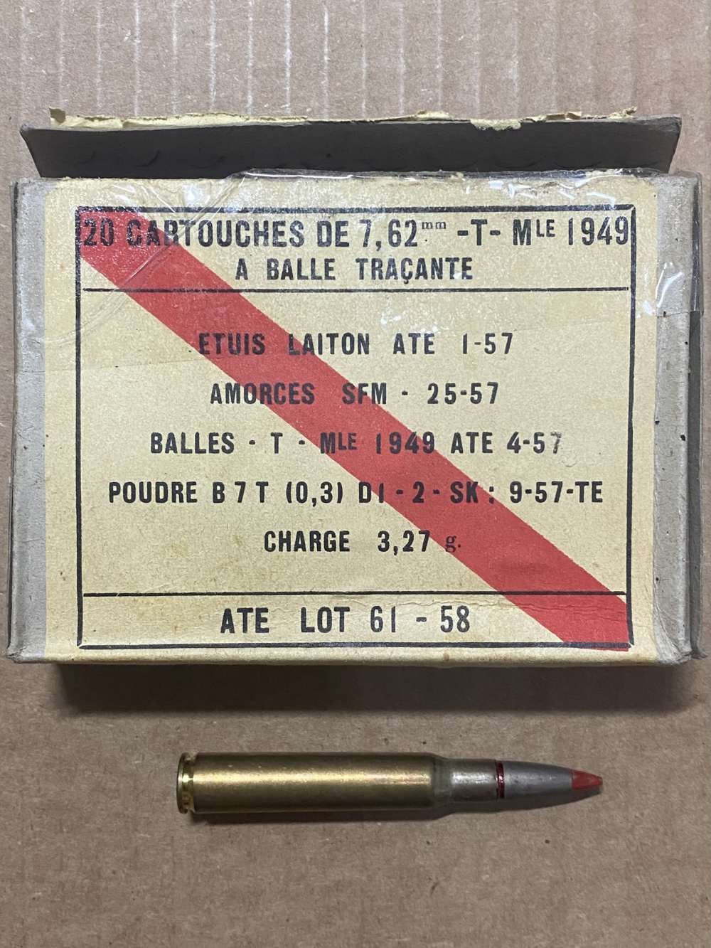 7.5x54mm French MAS Red Tracers- 20rds-img-0