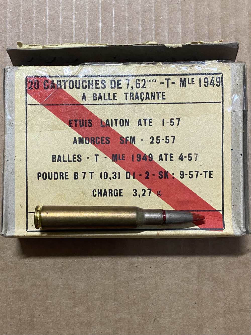 7.5x54mm French MAS Red Tracers- 20rds-img-1