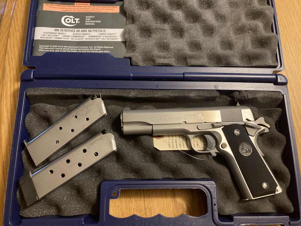 Colt Government Stainless 80 Series .45 5”-img-0