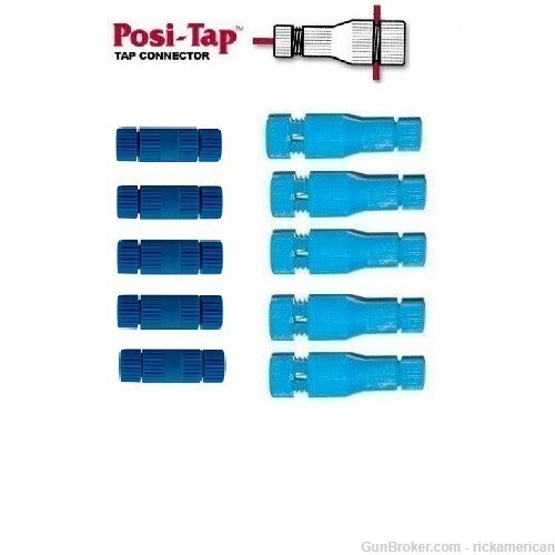 Posi-Tap/ Lock 14-16 Ga Reuseable Wire Connector, 10 Pack PTA1618+PL1416-img-0