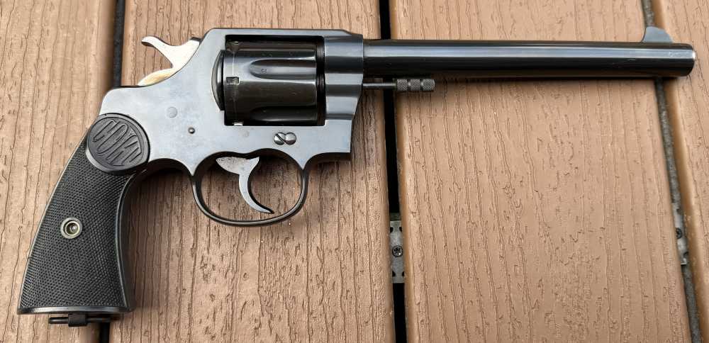 Nice colt new service revolver .455 eley British issue ww1 -img-5