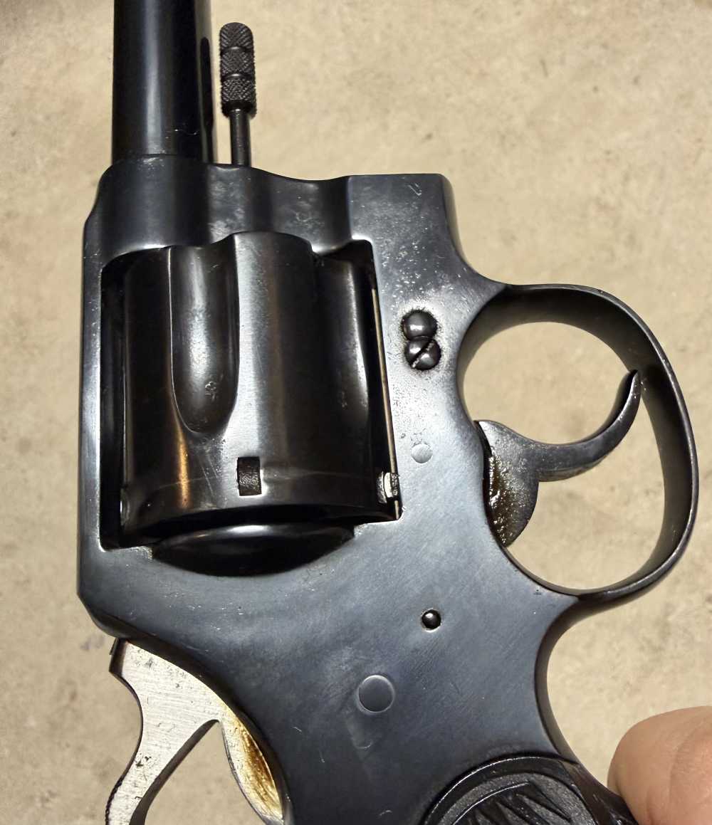 Nice colt new service revolver .455 eley British issue ww1 -img-14