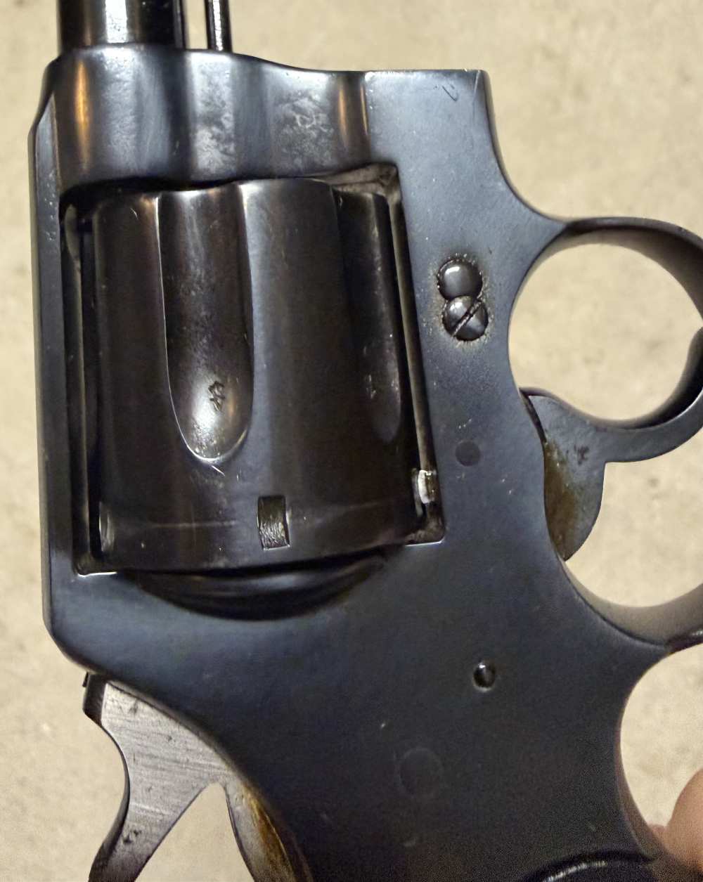 Nice colt new service revolver .455 eley British issue ww1 -img-16