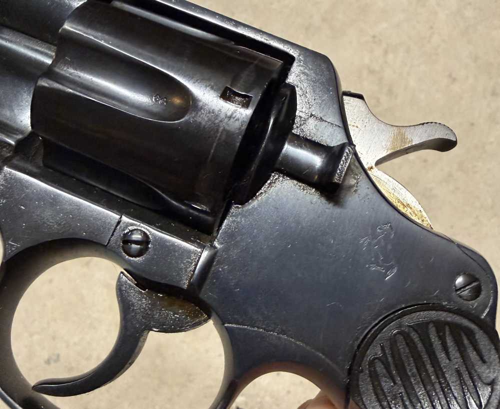 Nice colt new service revolver .455 eley British issue ww1 -img-13