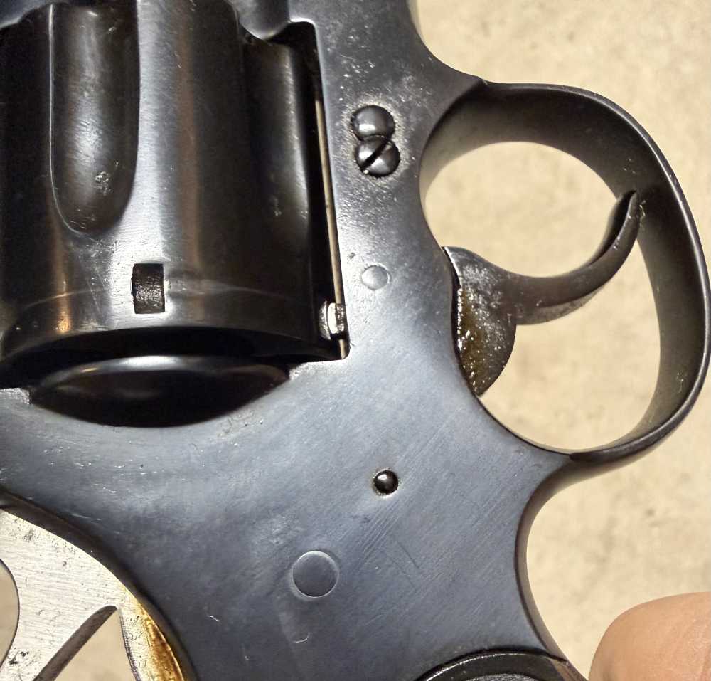 Nice colt new service revolver .455 eley British issue ww1 -img-15