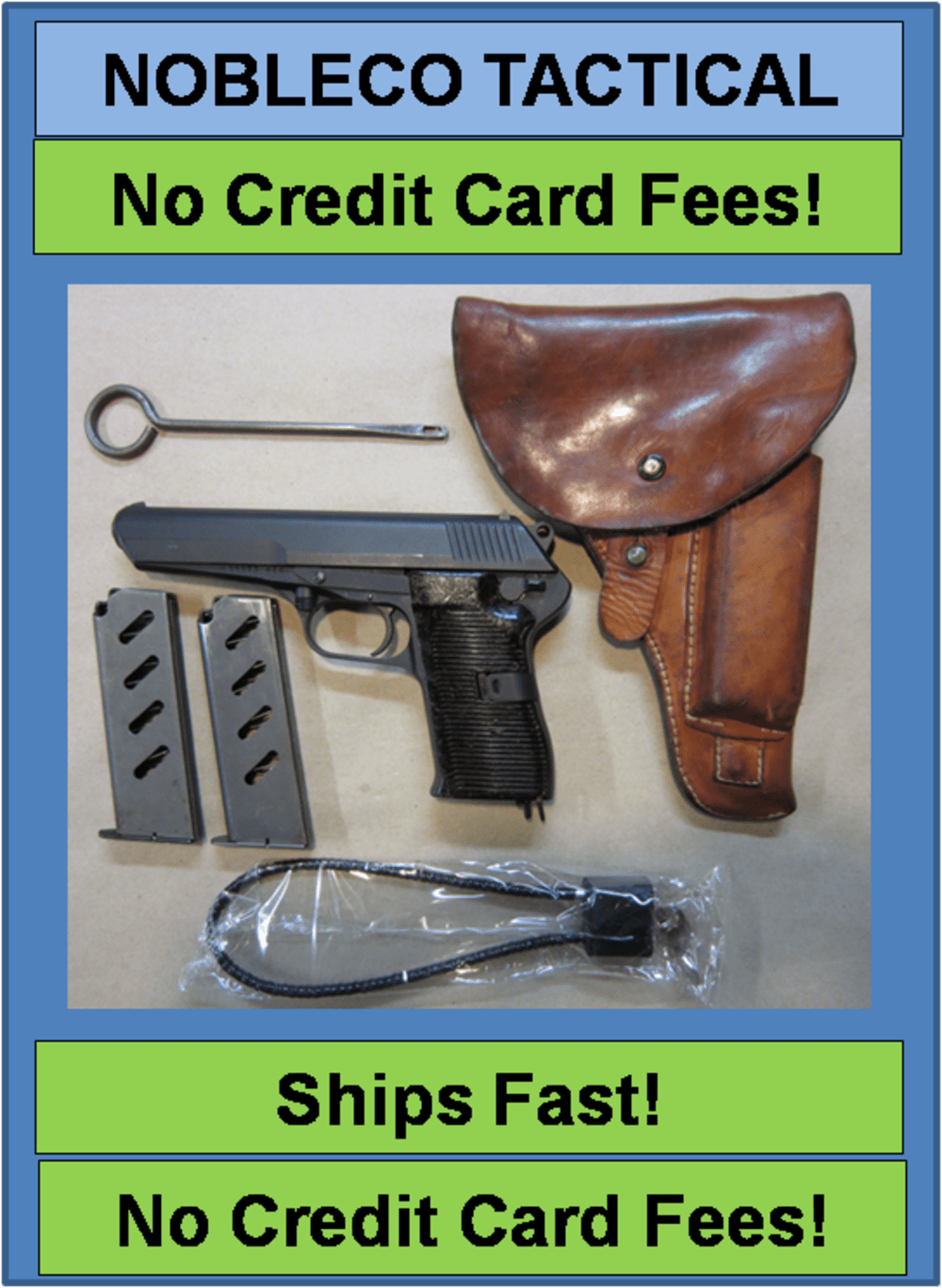 CZ-52 CZECH Military Pistol 7.62x25 Tokarev Never Displayed Safe Stored-img-0