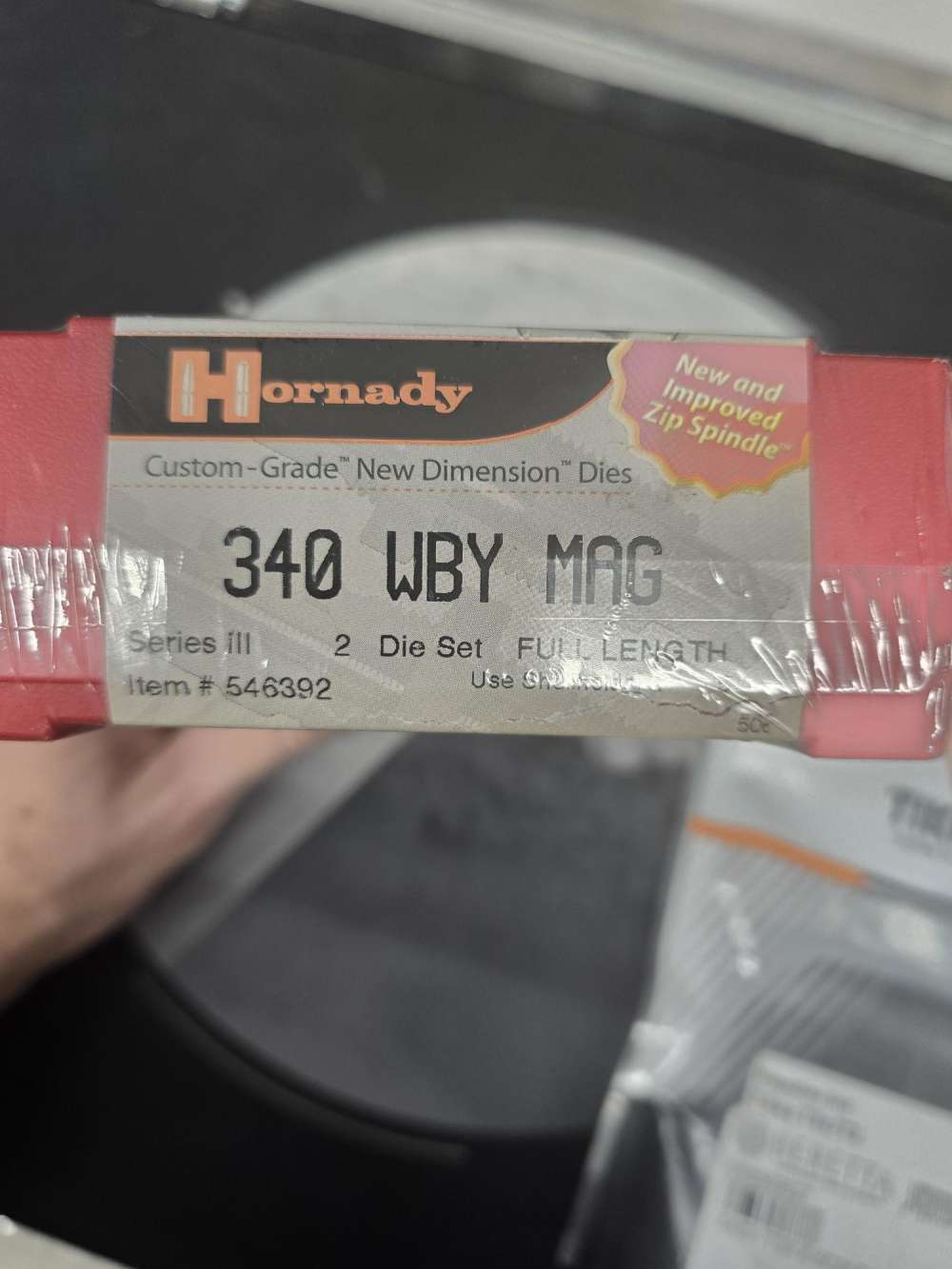 Hornady 340 Weatherby Magnum Reloading Die Set-img-0