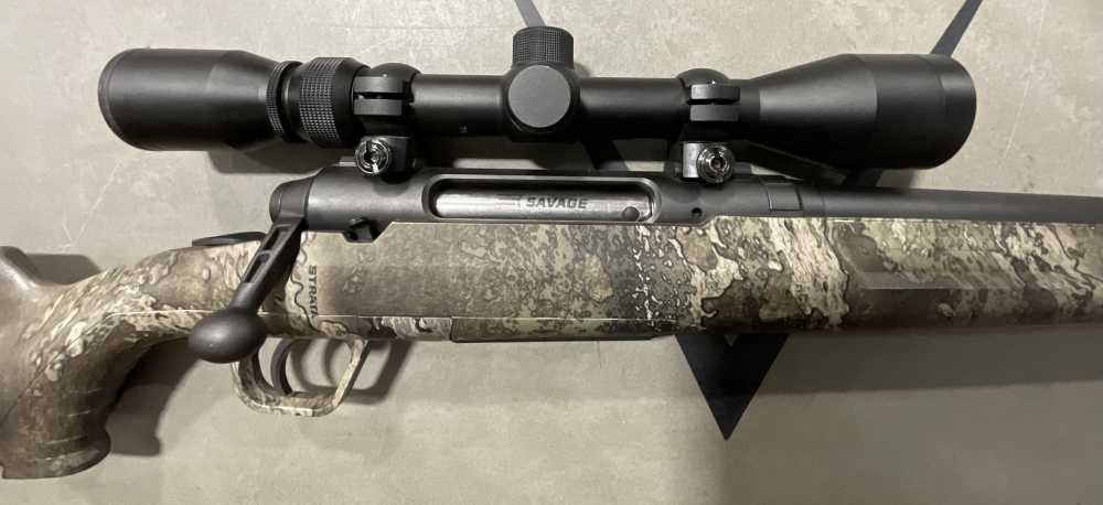 Savage Axis, 6.5 Creedmoor, 22-inch Barrel, with Weaver 3x9 scope, used-img-4