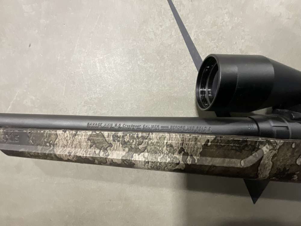 Savage Axis, 6.5 Creedmoor, 22-inch Barrel, with Weaver 3x9 scope, used-img-8