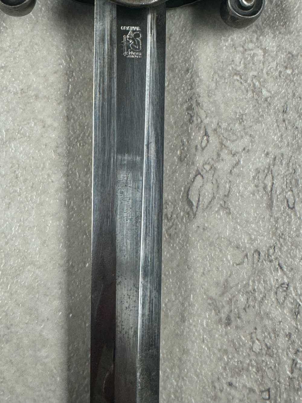 WW2 GERMAN ARMY HEER OFFICER EICKORN SOLINGEN DAGGER-img-12