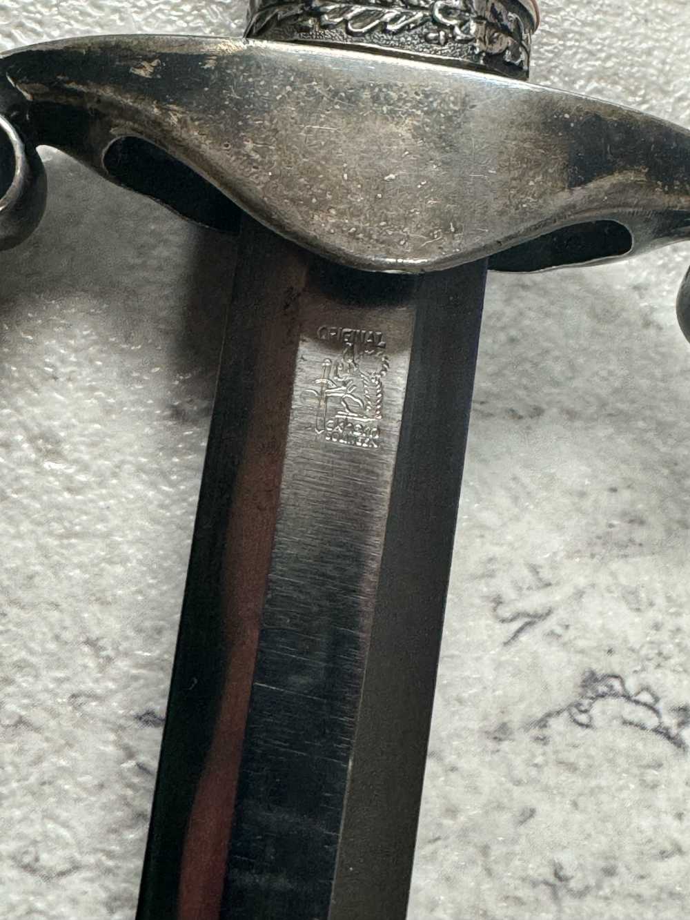 WW2 GERMAN ARMY HEER OFFICER EICKORN SOLINGEN DAGGER-img-9