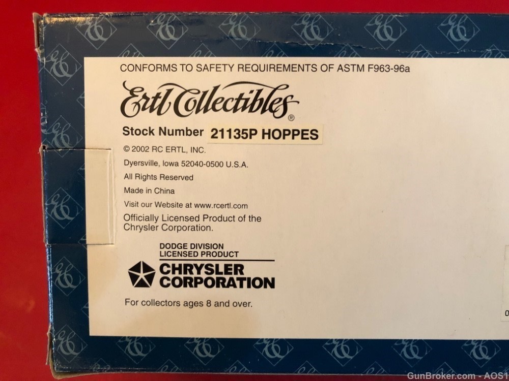Ertl 1947 Hoppe’s 100 Year Anniversary Dodge Canopy Delivery Truck 21135-P -img-23