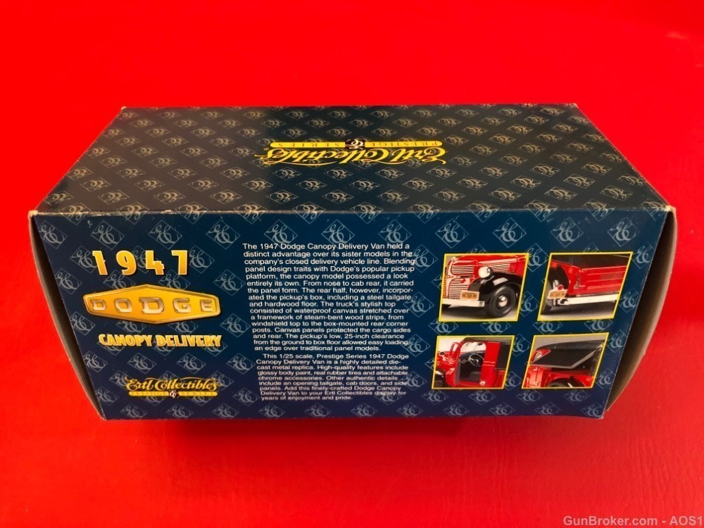 Ertl 1947 Hoppe’s 100 Year Anniversary Dodge Canopy Delivery Truck 21135-P -img-21