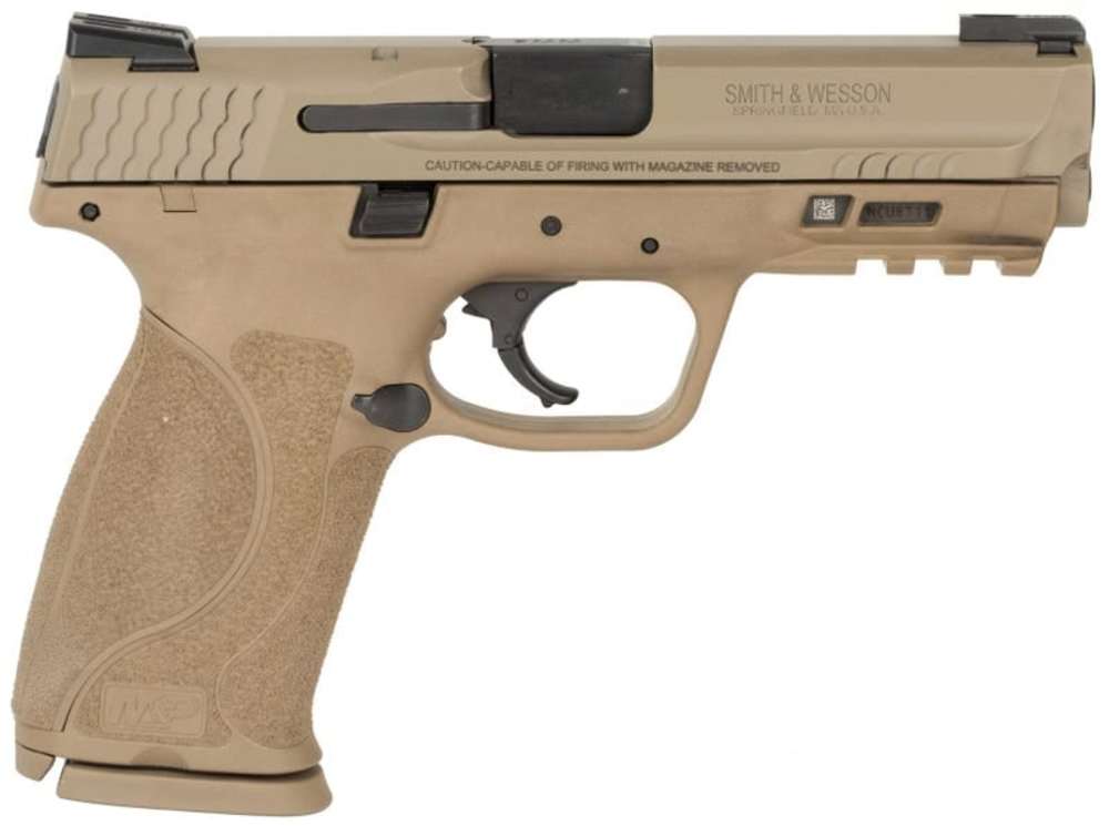 Smith & Wesson M&P M2.0 17rd 4.25" 9mm Pistol w/ TruGlo TFX Sights, FDE - 1-img-0