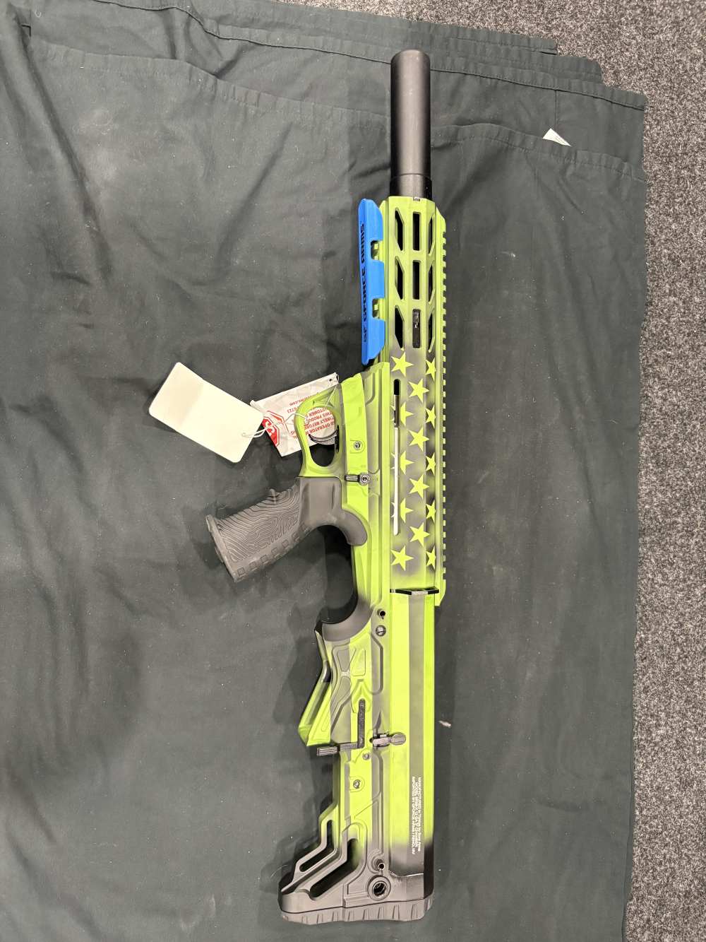 Gforce Arms GFY-1 12 GA Shotgun 18.5" 3" Green American Flag-img-0