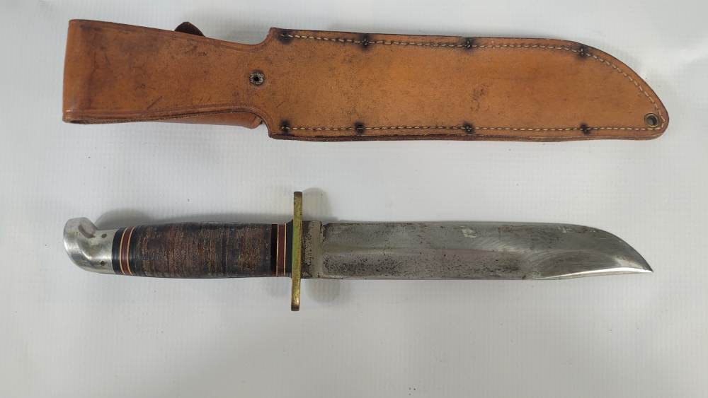Western Bolder L46-8 70's Era w Sheath-img-1