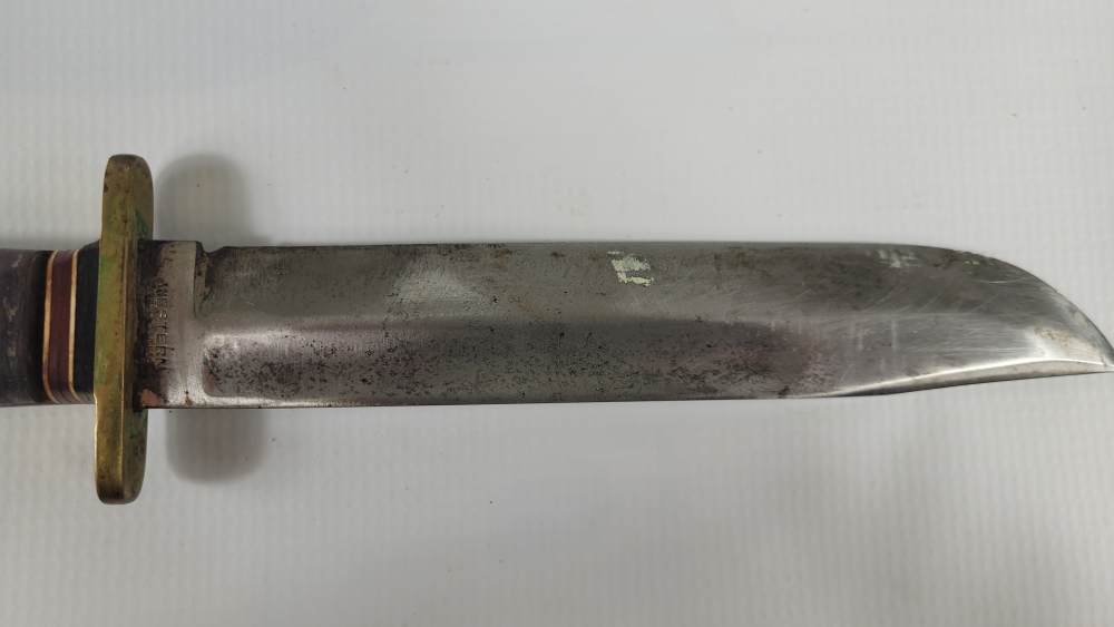 Western Bolder L46-8 70's Era w Sheath-img-4