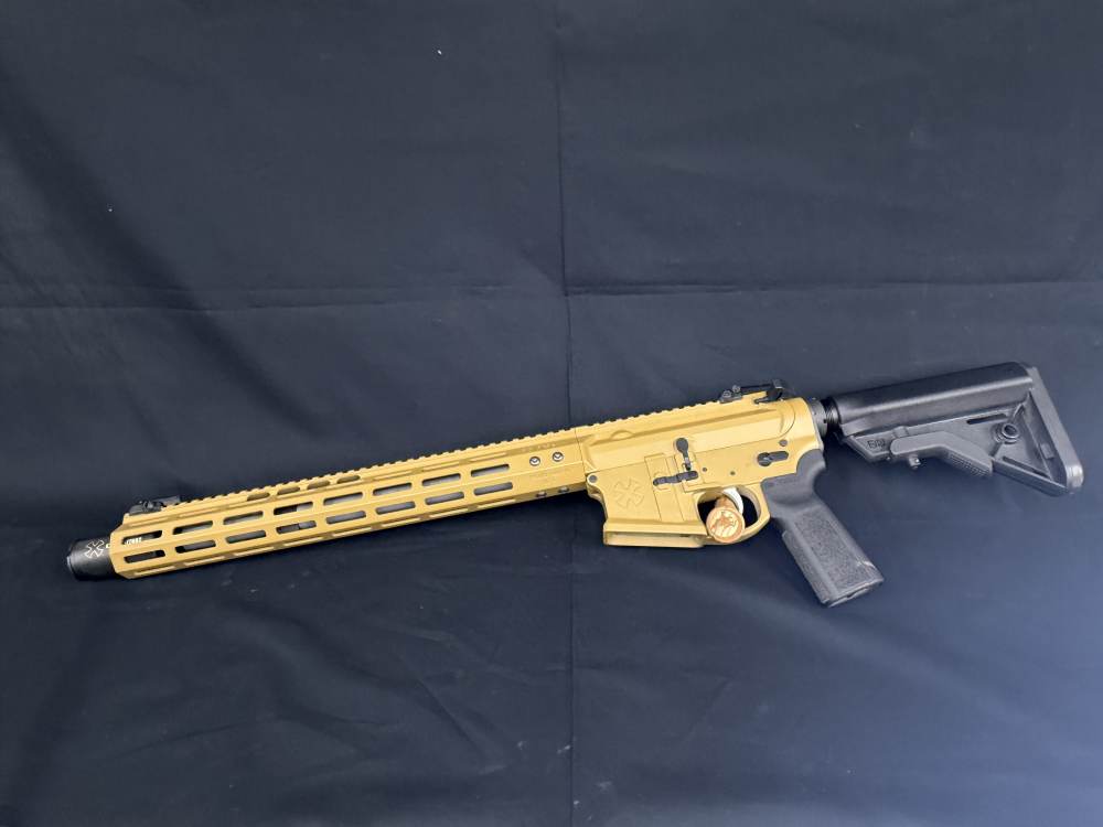 New! Noveske N4 Infidel 13.7" P&W Flaming Pig 5.56 NATO Tiger Eye Brown -img-3