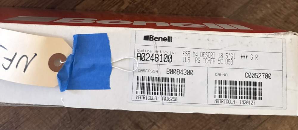 NIB Benelli M4 Shotgun Desert Camo-img-1