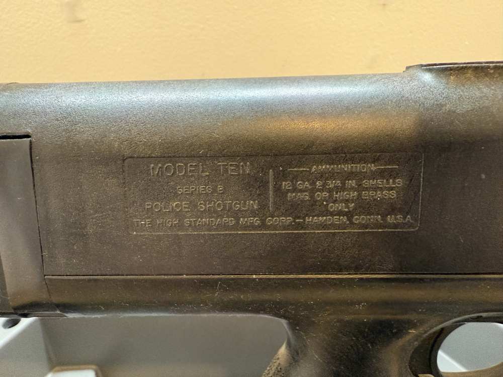High Standard Model 10 Series B 12 GA 18" Barrel 4+1 Swivel Stock-img-2