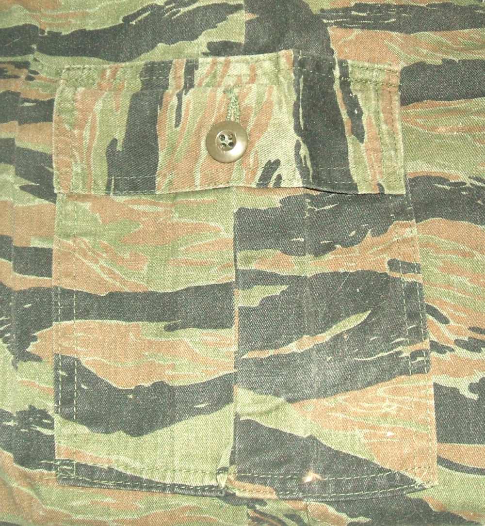 Utility "jungle" trousers: "tigerstripe" camouflage small-med poly/cotton-img-6